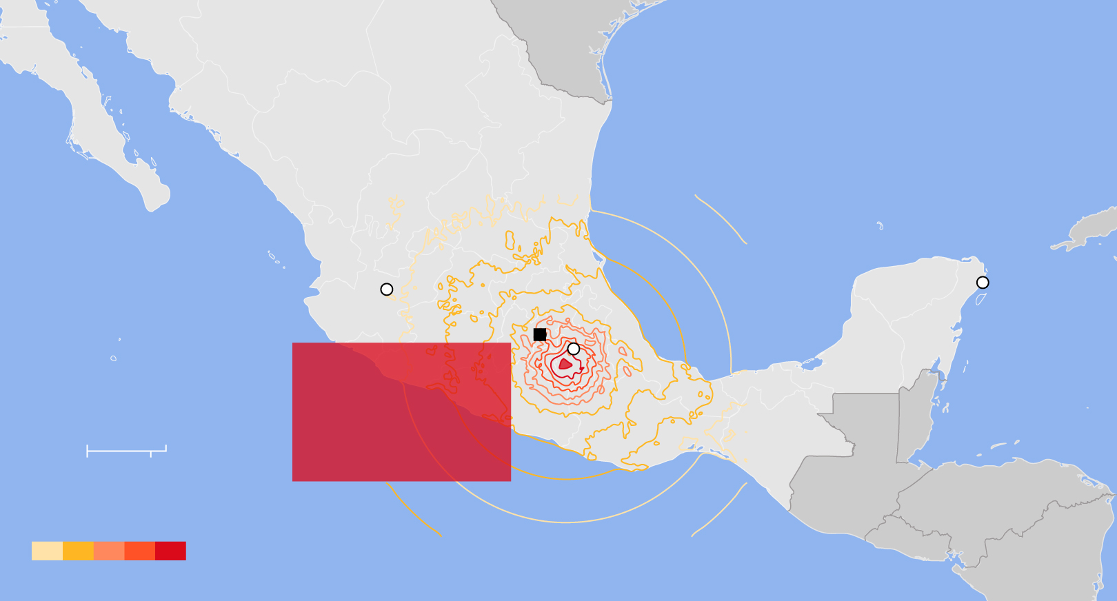 Fuente: USGS | UNIVISION