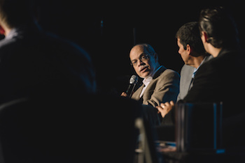 Miguel Núñez at a Coalición conference in Guatemala.