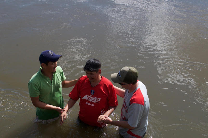 A Mongolian baptism / Photo by Mark Wood