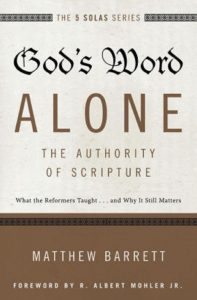 Cover of God's Word Alone by Matthew Barrett
