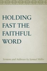 Cover of Holding Fast the Faithful Word