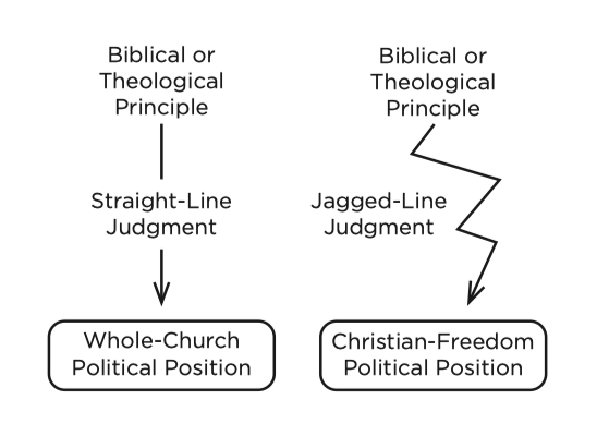 Figure 1. Straight-Line vs. Jagged-Line Political Issue