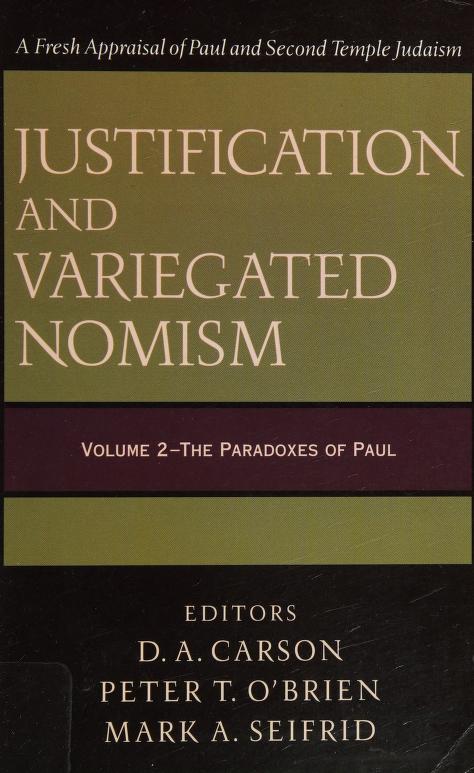 Justification and Variegated Nomism