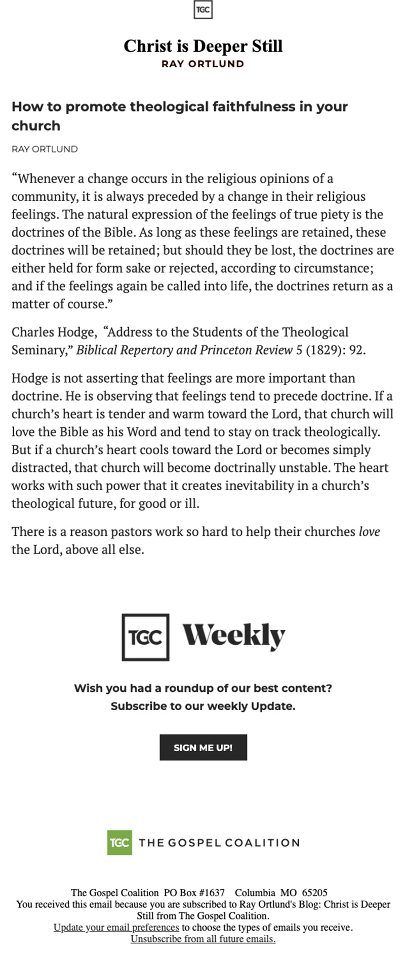 Newsletter Preview