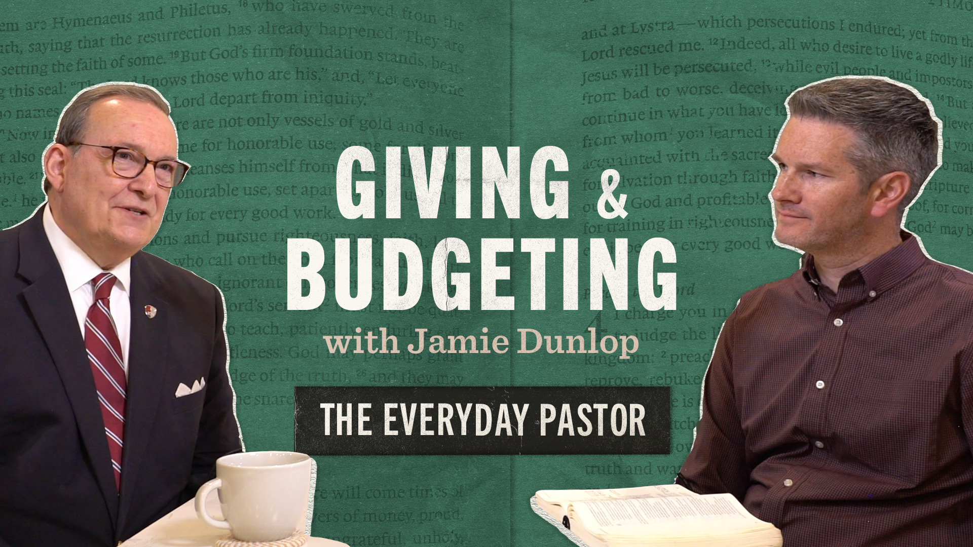 Giving and Budgeting (with Jamie Dunlop)