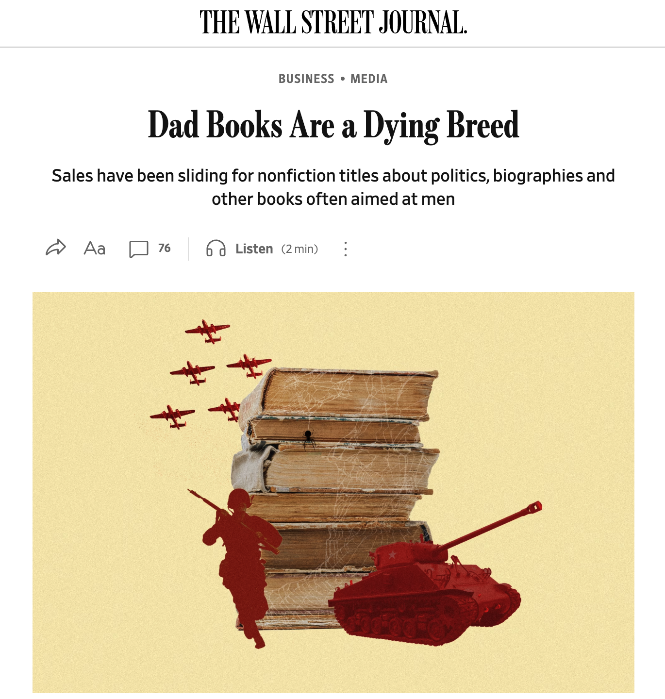 Dad Books Are a Dying Breed