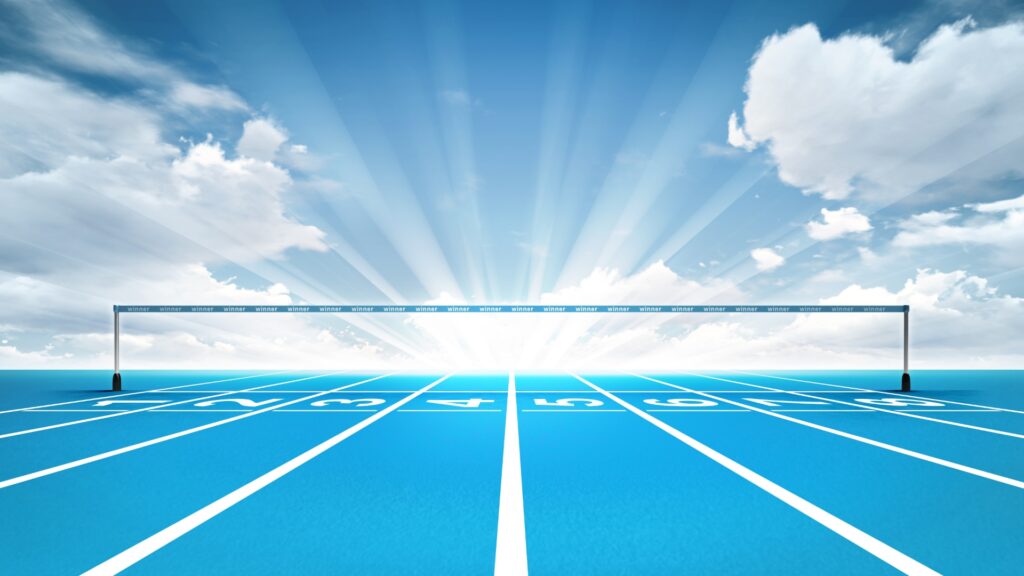 finish line