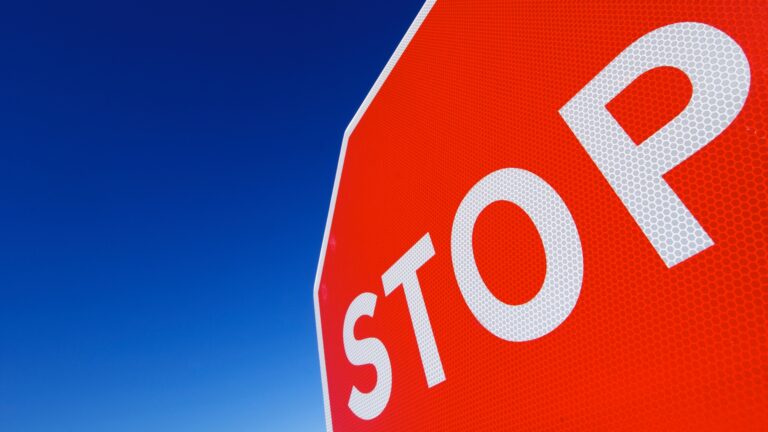 stop sign
