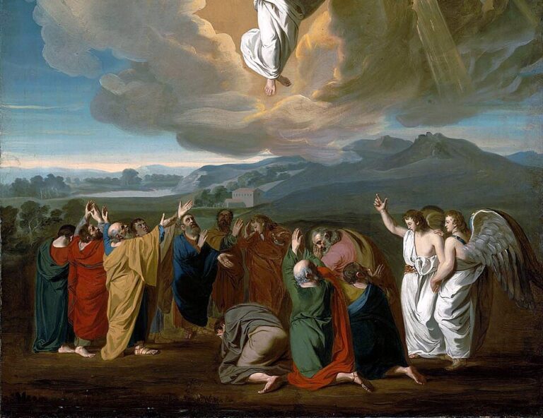 Jesus Ascending to Heaven by John Singleton Copley (1775)