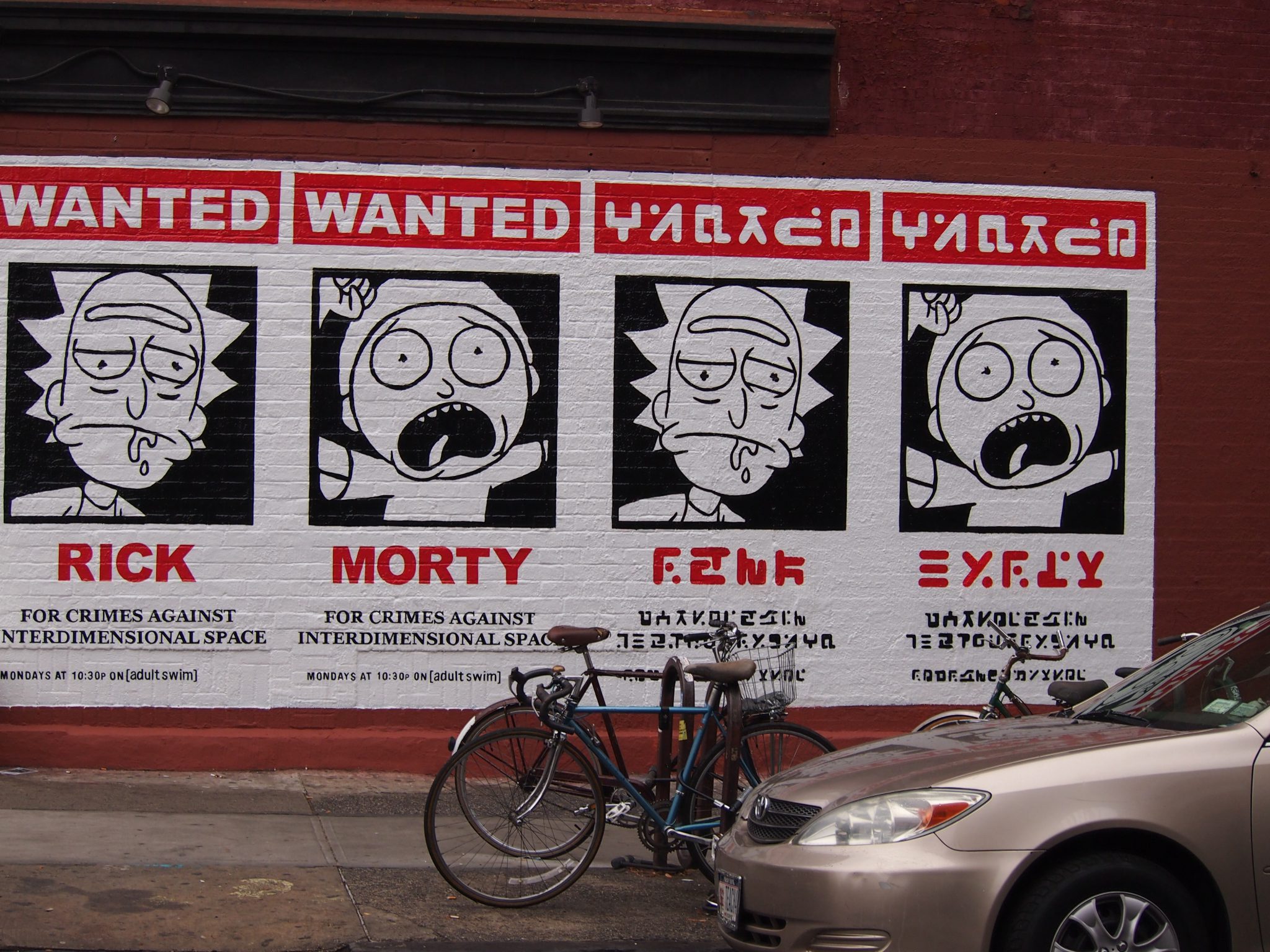 Rick & Morty - Wanted Wall Mural