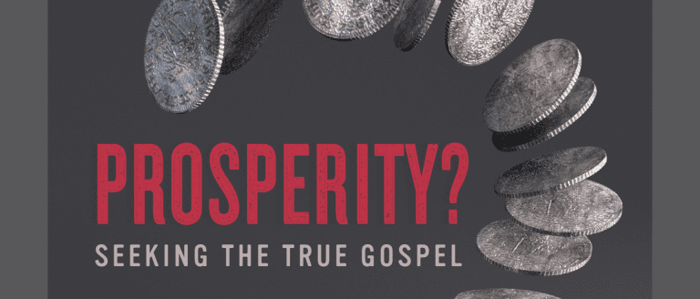 Can you spot prosperity preaching? Prosperity? Book cover