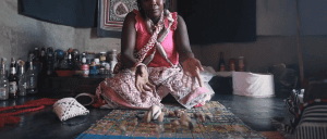 Ancestral Worship - A Sangoma consulting the bones