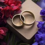 Who to Marry? Two rings, two different coloured flowers