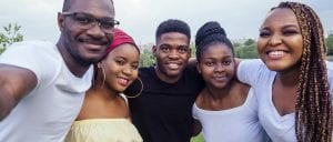 Youth Ministry in action - group of young African Christians