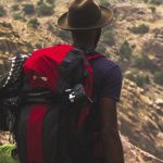 African man walking - image of the christian walk pursued alone