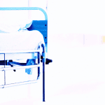 Not ready to die - empty hospital bed