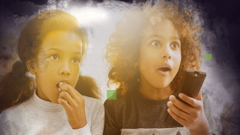 Parenting in a post-modern world - two kids glued to the TV