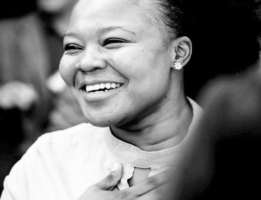 Unathi Manyela Profile picture - black and white