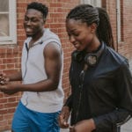 Christian Dating FAQs image of African young couple in a street