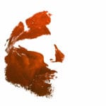 I believe in the Holy Spirit - an imprint of a face in paint