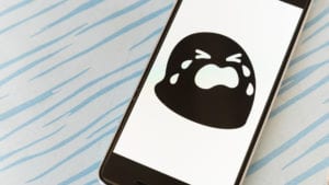 Grief - how do I process it as a Christian? Crying emoticon on a phone