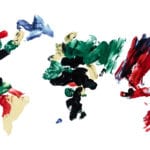 I Believe in the Church - image of the world in finger paint