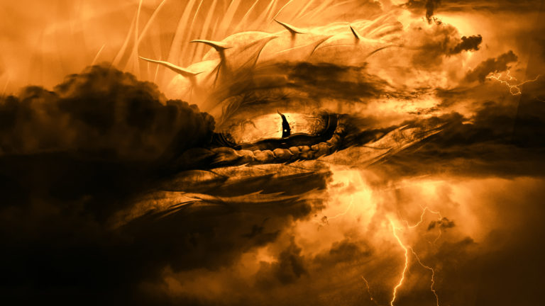 Who is the Devil? - An image of a dragon's face.