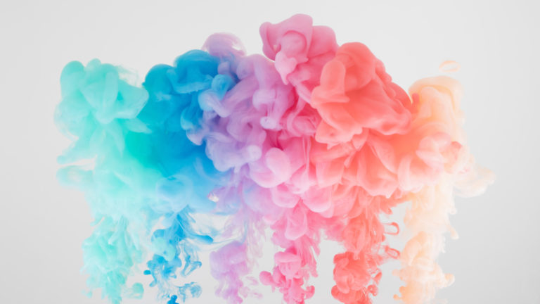 Diversity – An image with smoke in different colours