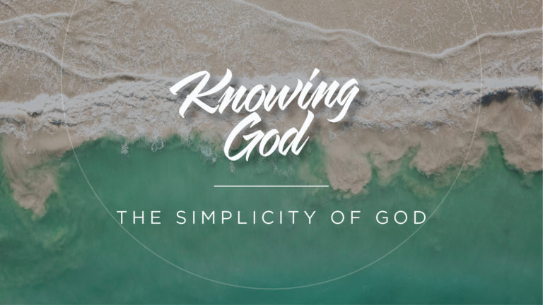 Knowing God: An image of the ocean shore
