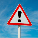 Prayer - A caution sign, red triangle with exclamation mark in it