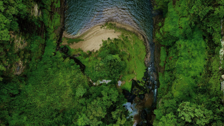 Awe and Wonder - An aerial view of a landscape.