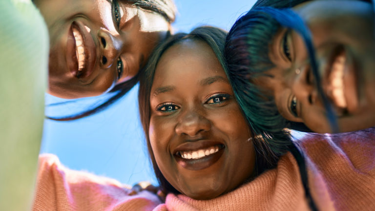 Friendships - Three girls standing together