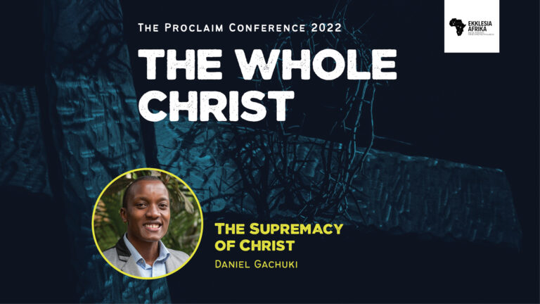 Proclaim Conference: The Whole Christ - A face shot image of Daniel Gachuki