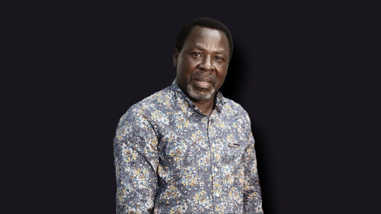 TB Joshua - A headshot of TB Joshua