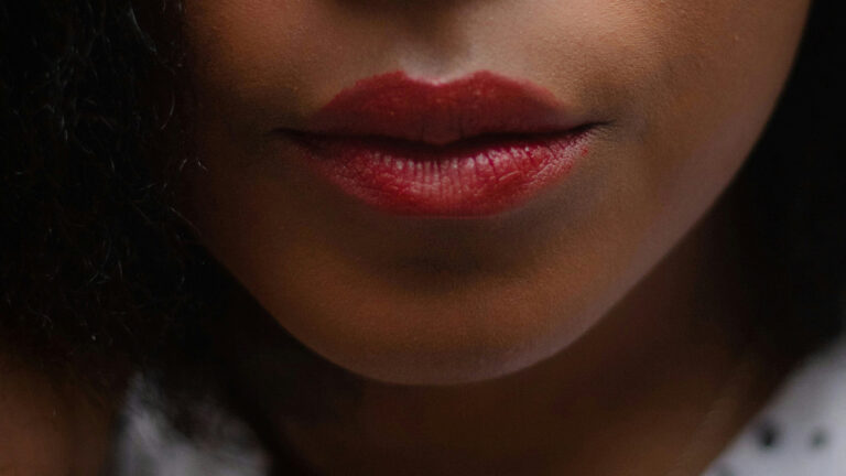 Lust - A woman's red lips.