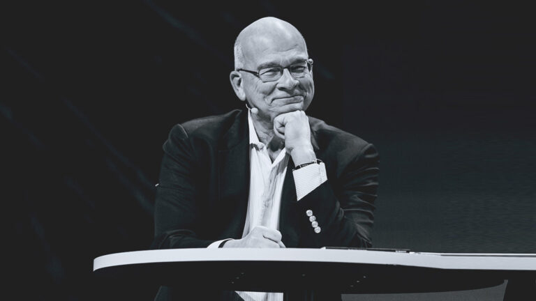 Tim Keller - A picture of Tim Keller on a stage