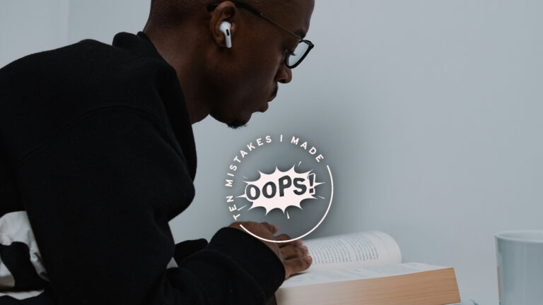 Reading Books – A guy reading a book.