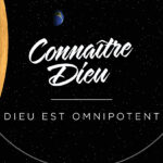 Omnipotence of God: A galaxy with two planets and stars in the background.